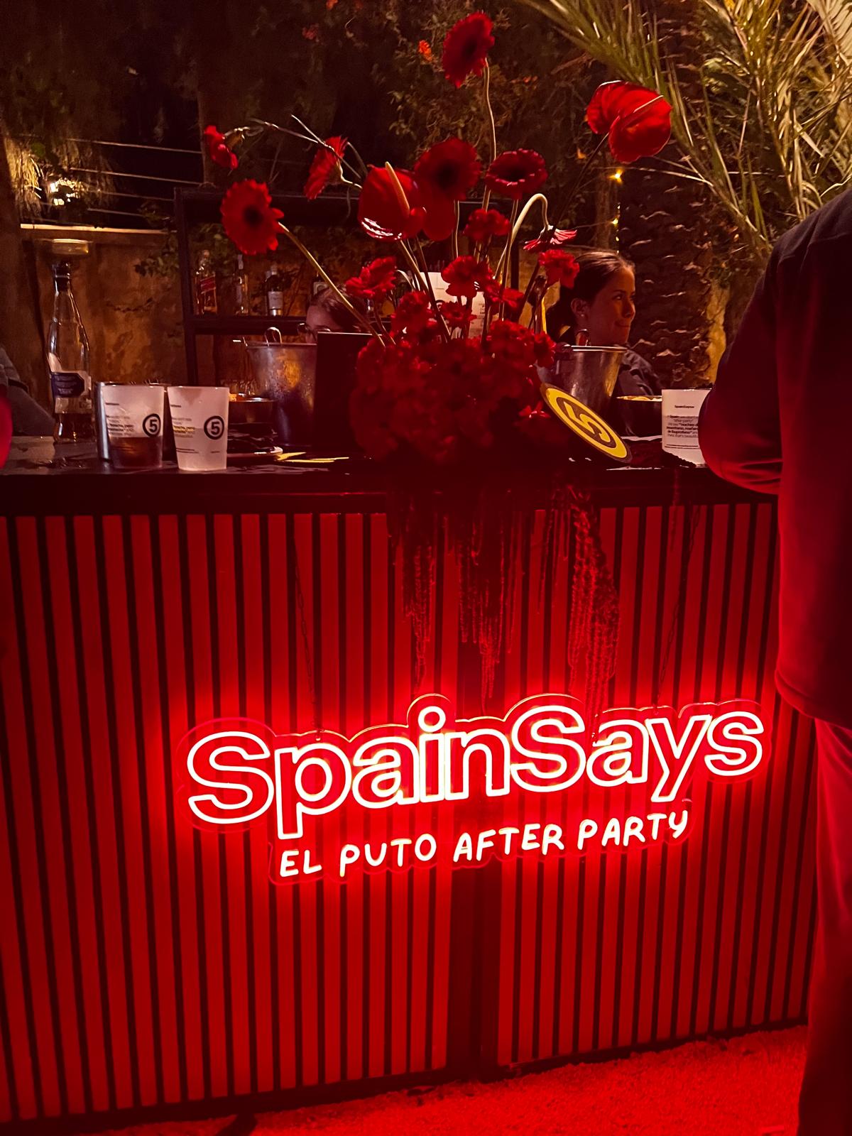 Rótulo fabricado para SpainSays